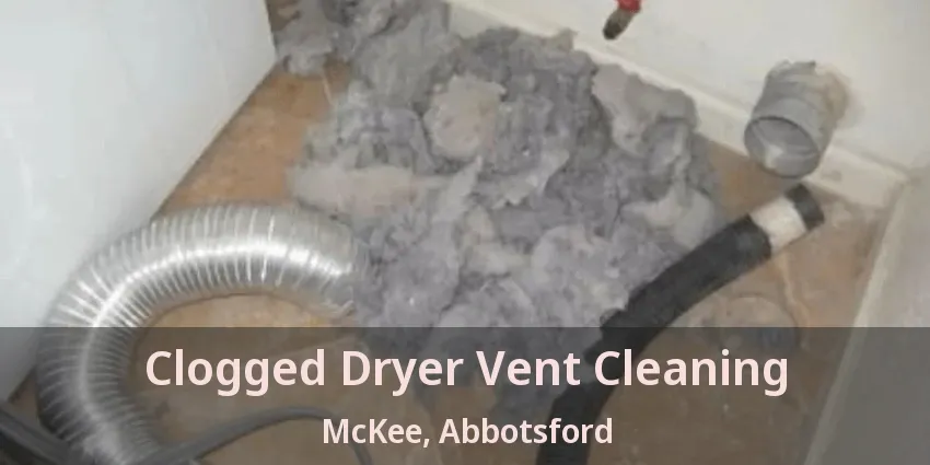 Clogged Dryer Vent Cleaning McKee, Abbotsford - BC